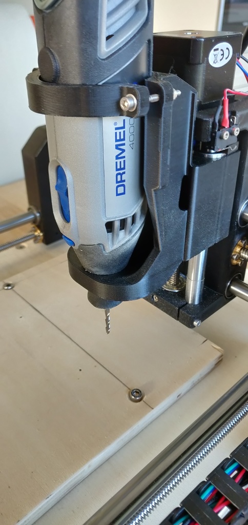 DIY Dremel CNC #1 - My Mod Collection (Dremel 4000 mount, New Z-axis, End Stops/Drag chain mounts and more)