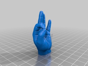 OK Hand (Wanhao Duplicator i3 sample) 3D model