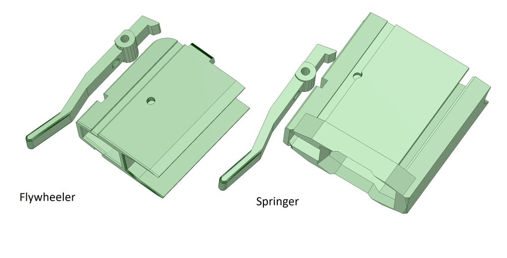 Simplified mag release for nerf half dart magazine adaptors.