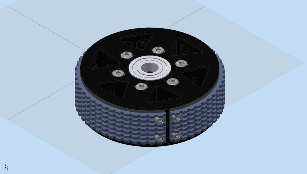 Lightweight 4in Diameter Traction Wheel