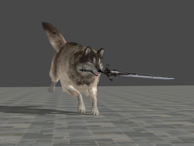 Sif The Great Grey Wolf Dark Souls By Solidt Thingiverse