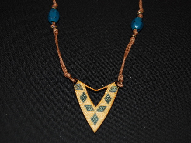 Wooden Arrow Necklace and Earrings