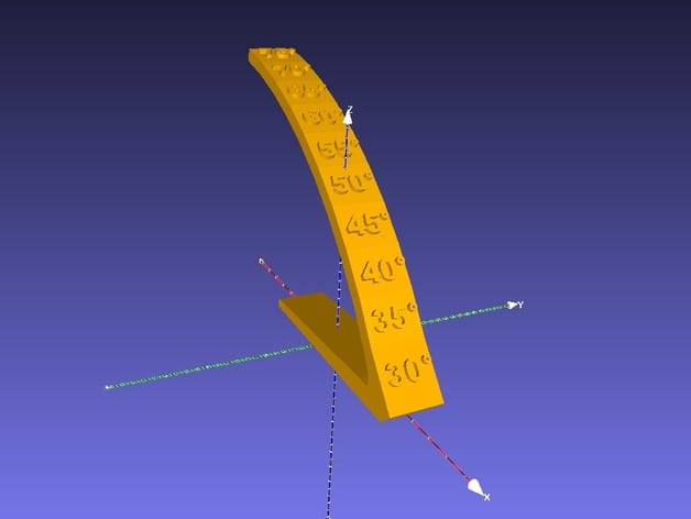 Overhang Angle Test Object