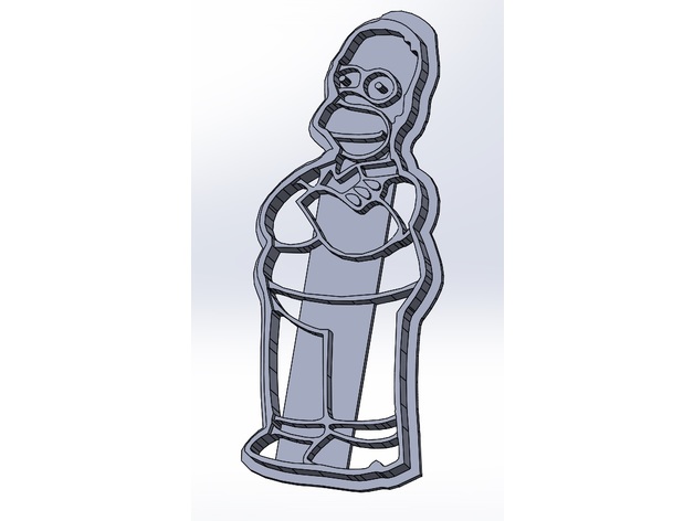 Homer Simpson - cookie cutter
