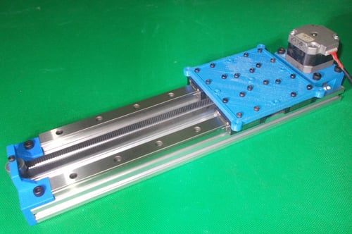 061-DIY Linear Motion Guide 2 Rail CNC Homemade 3D Printer Laser Router Drill Milling