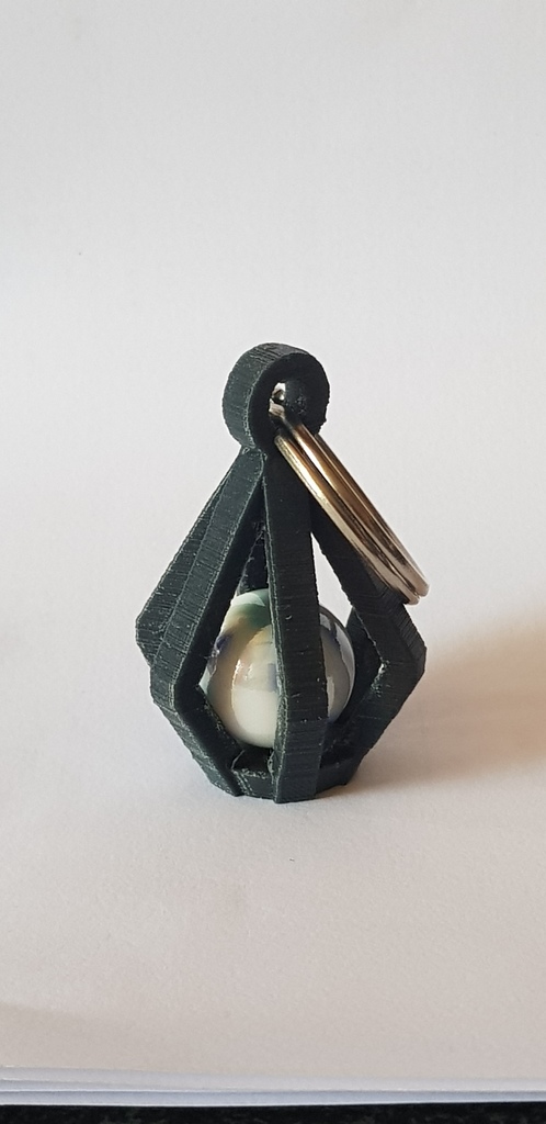 Just Another Marble Keychain