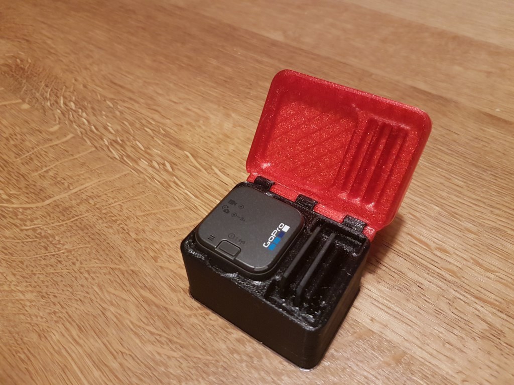 GoPro session box with three ND filter slots