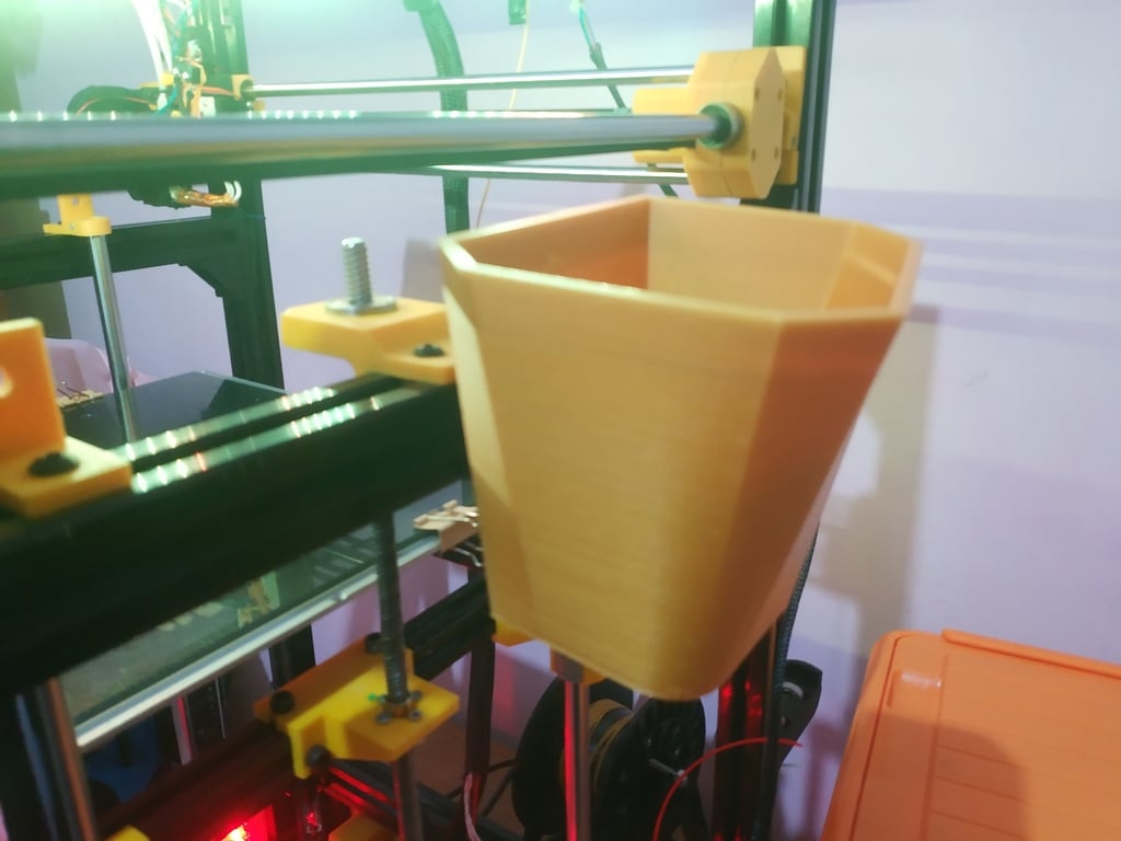 Trashcan Trash Bin for 3D Printer Mount on 2020 2040 3030 Alumunium Profile Hypercube Evolution
