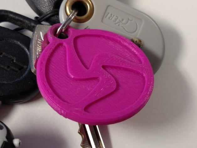 3D-Fuel Logo Keychain