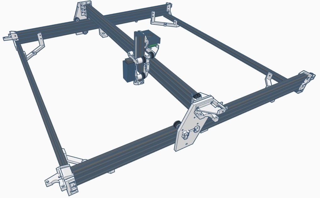 3 axis Laser/CNC/Printer internal belt