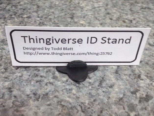 Thingiverse ID Stand