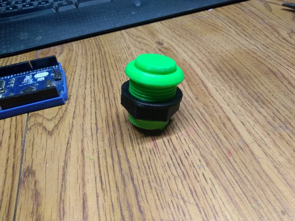 Arcade button for use with micro switch