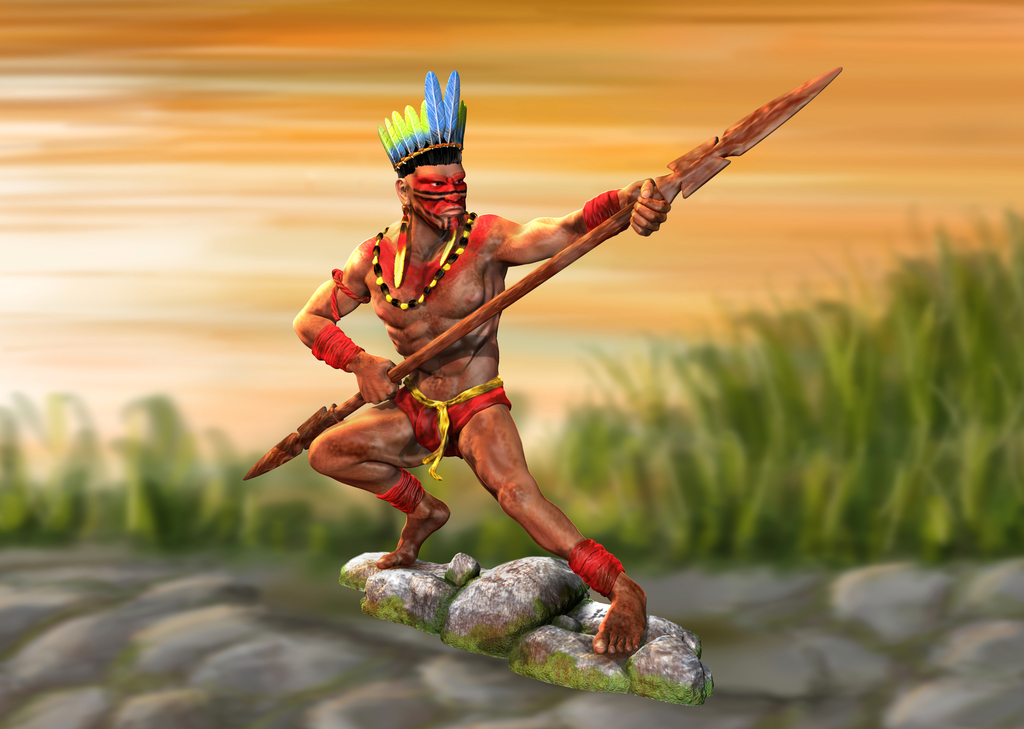 Guerreiro Indigena_Action Figure