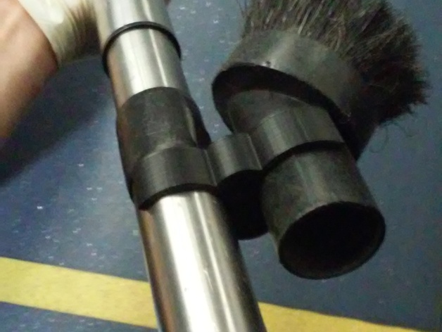 Portable Vacuum Brush Clip