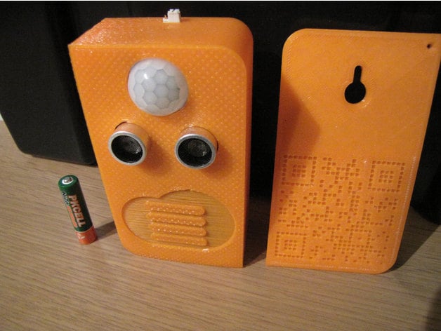 Pancake IoT project box 1 - ESP 8266 / Arduino 2560, OrangePi, RaspberyPi, ultrasonic sensor, pasive infrared, lipo or AAs 2 upto 6 batteries