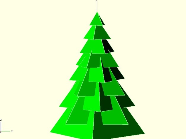 Polygon Christmas Tree