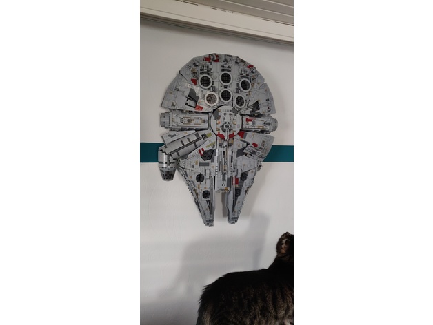 millennium falcon wall mount