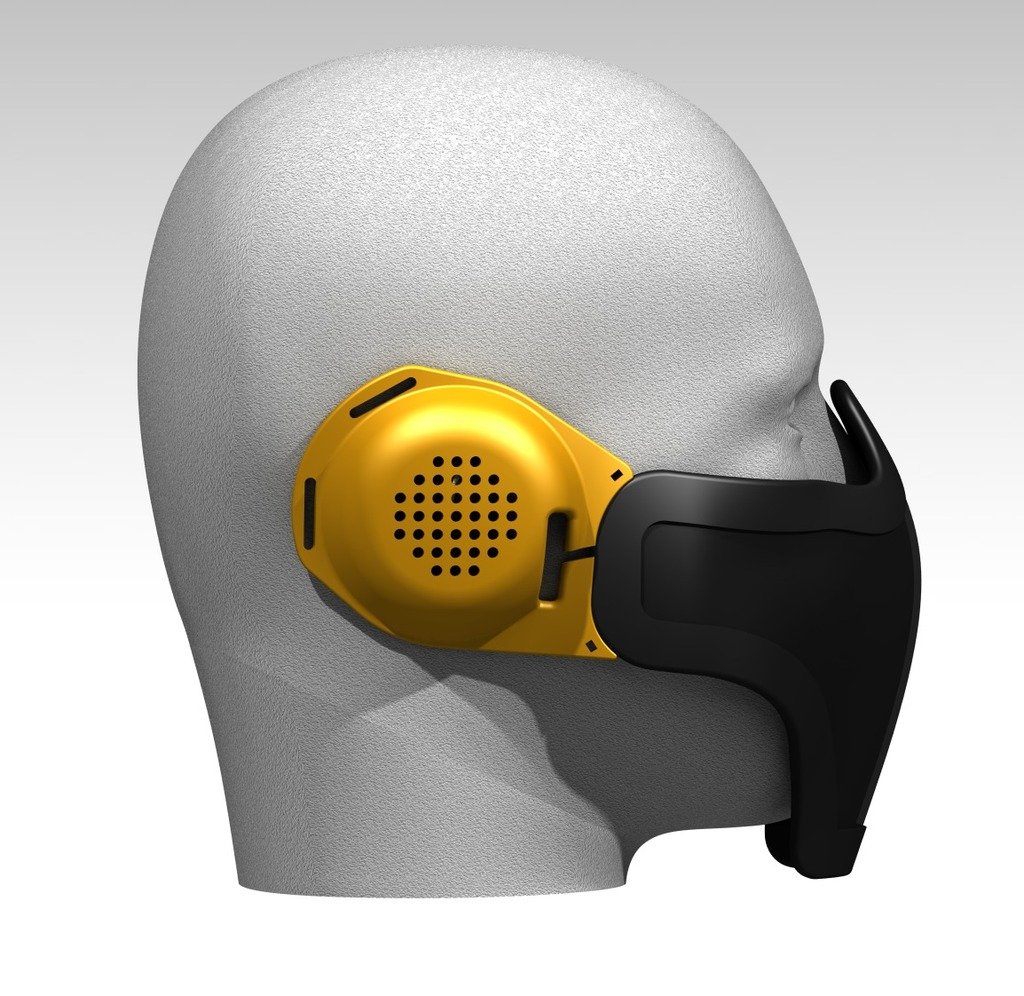 Airsoft Ear Protection for mesh mask