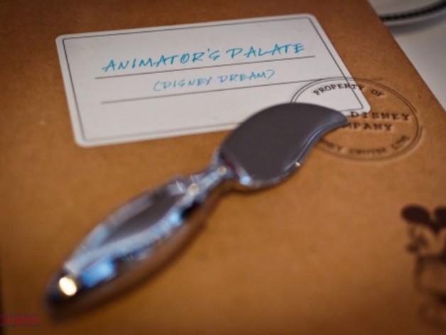 Disney Animator's Palate Restaurant Paintbrush Butter Knife