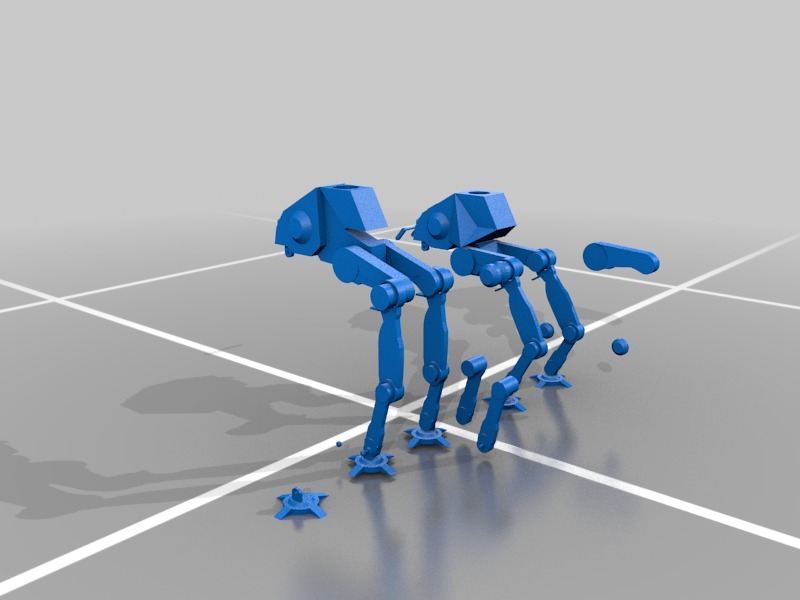 Imperial walker bot 