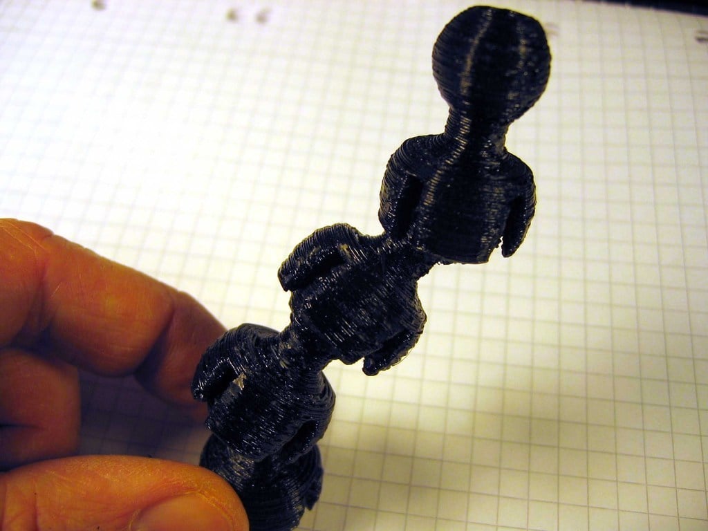 ball and socket chain links with hole through