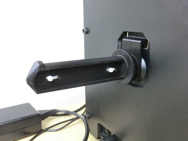 Split filament spool holder for Replicator 3D printer