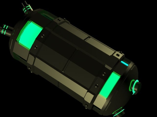 Low-Poly Fallout Plasma Grenade