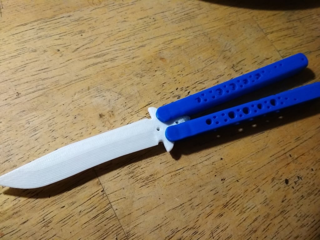 Fully 3d-printed Balisong / Butterfly Knife