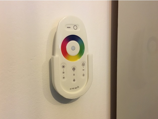 Wall holder for remote controller led dimmer