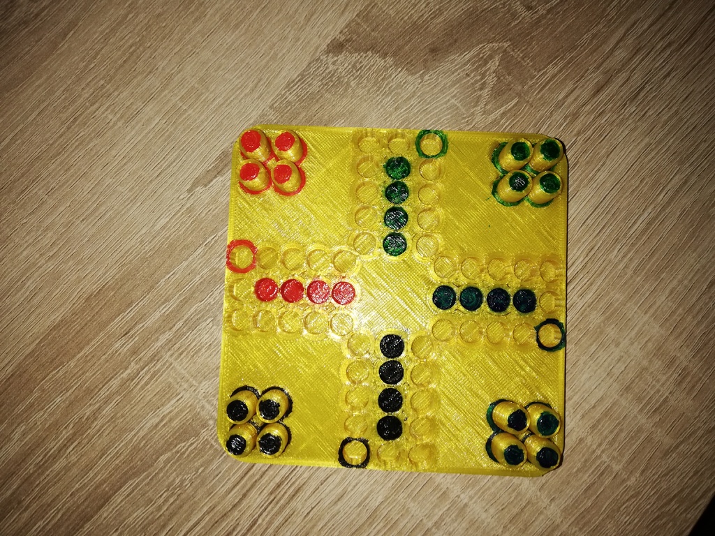 small classic german board game(Mensch ärgere dich nicht)