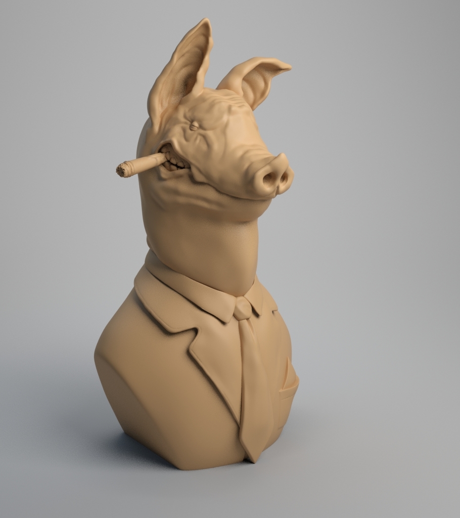 Pig bust, The chief