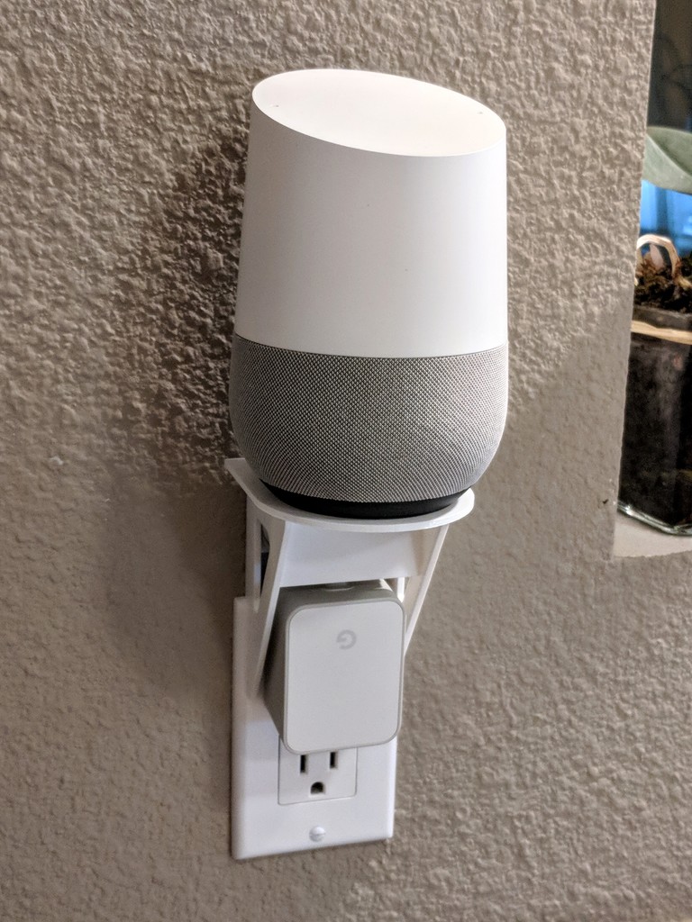 Google Home Electrical Outlet Shelf