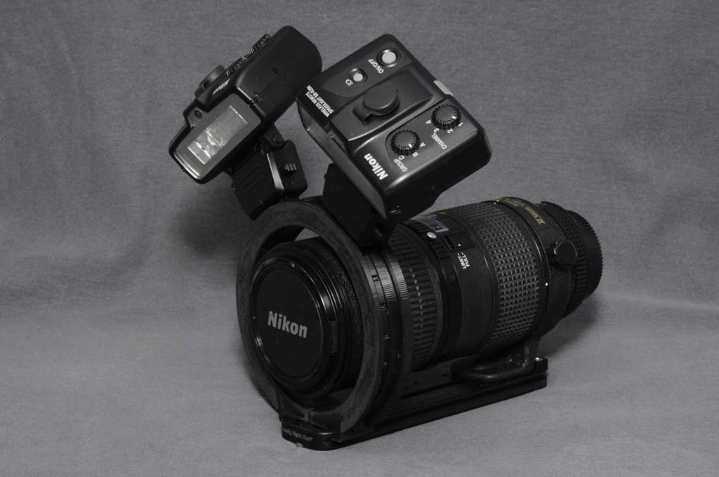 Nikon SBR200 flash ring for 70-180 macro lens