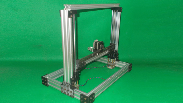 105-Homemade 3D Printer Machine DIY X Axis Slide Frame Linear Mill Laser Plotter Router CNC Milling 