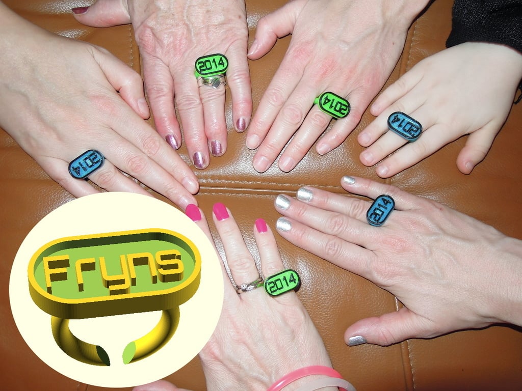 Customizable Text Ring