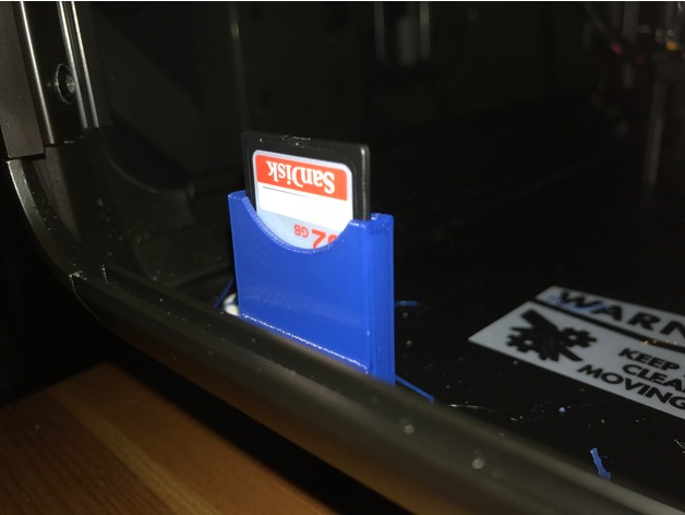 Kodama Trinus 3D SD card holder for enclosure