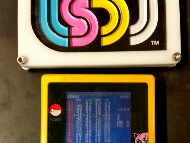 Laser Cut LSDJ Logo With Frame
