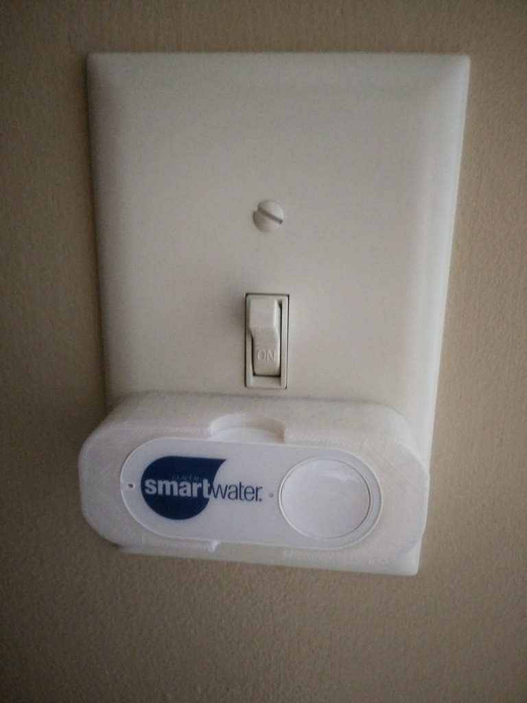 Amazon Dash button light switch holder