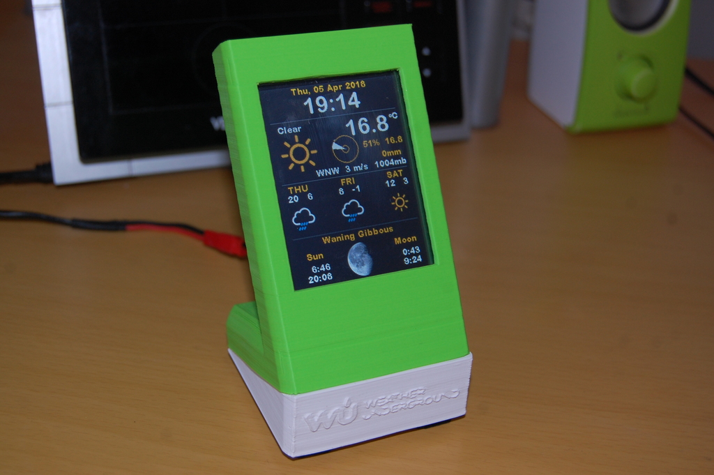 Case for 2.8"  TFT  weather station 