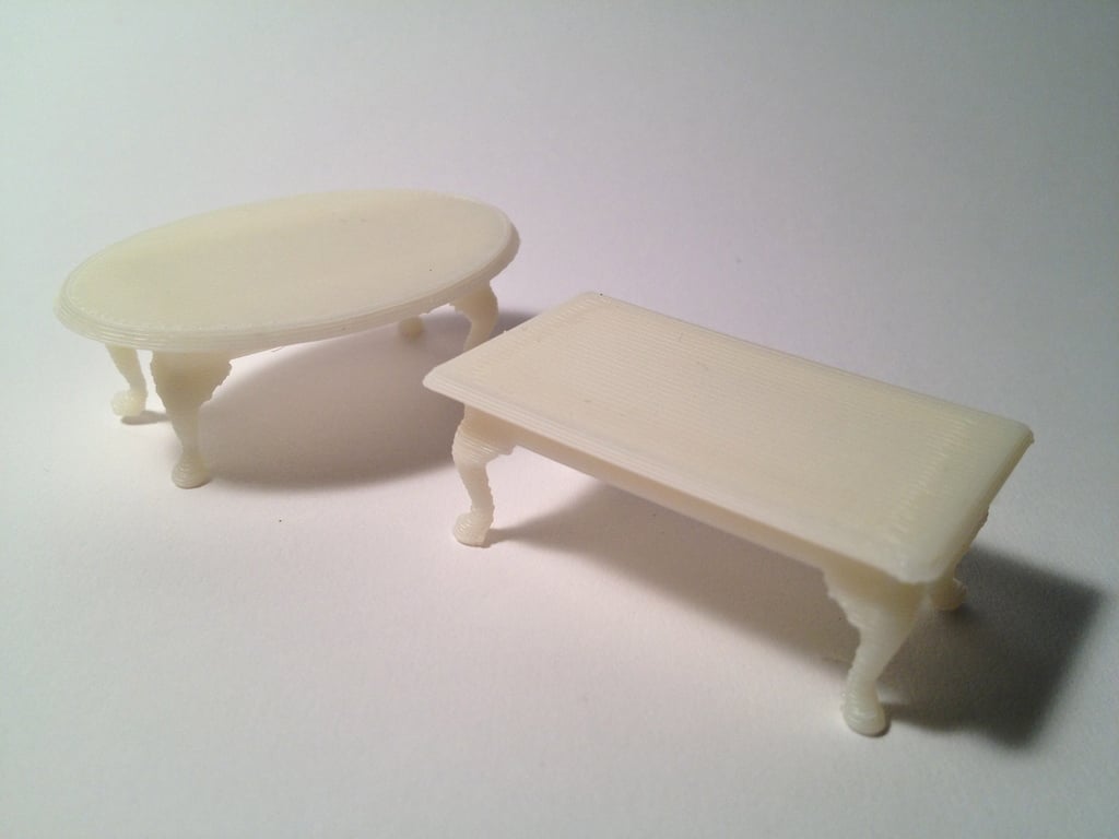 Miniature Queen Anne Coffee Tables