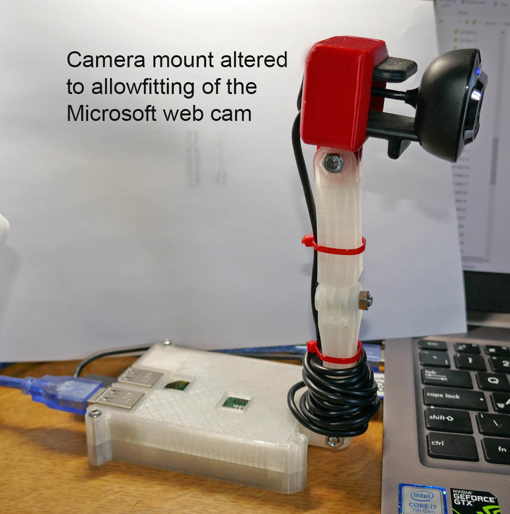 Octoprint Raspberry Pi Case and Camera Holder