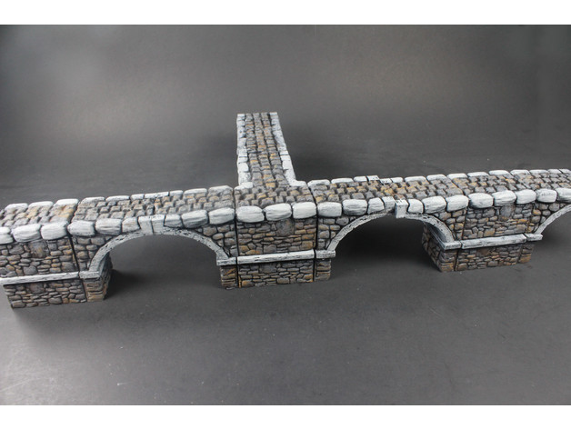 Image of OpenLOCK Stone Bridge (Set 9) Narrow Intersections