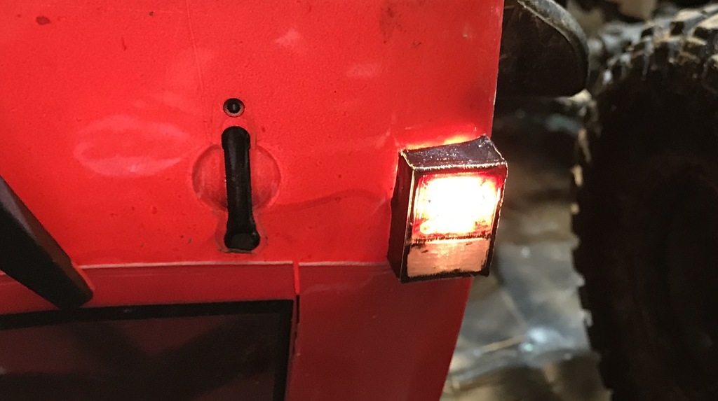 Axial SCX 10 Jeep Rubicon Tail lights remix