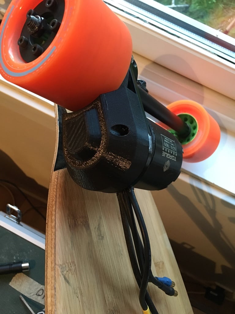 Torqueboards V4 motor mount pulley cover