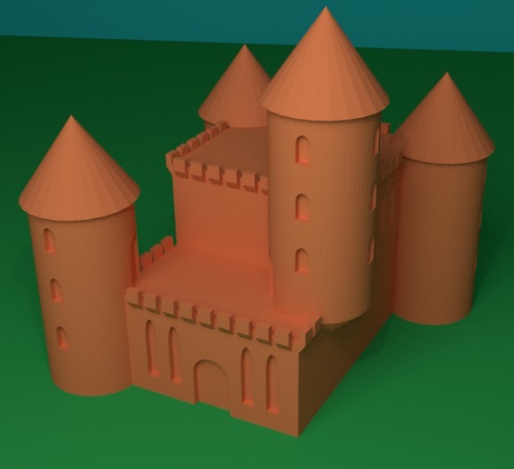mini tiny castle