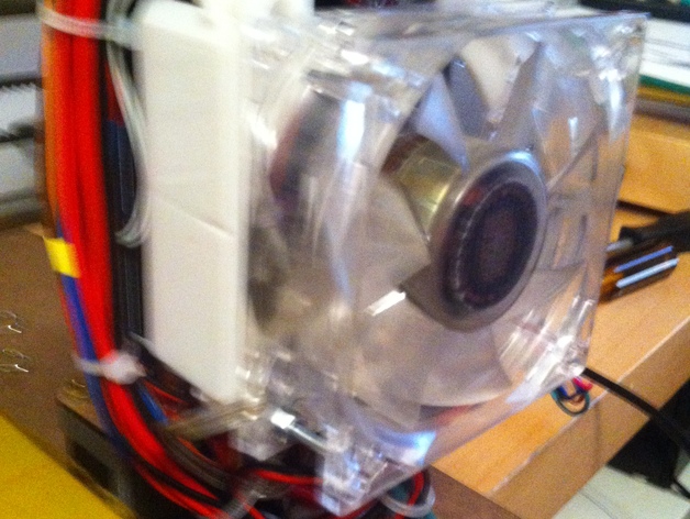 80mm fan mount for RAMPS 1.4