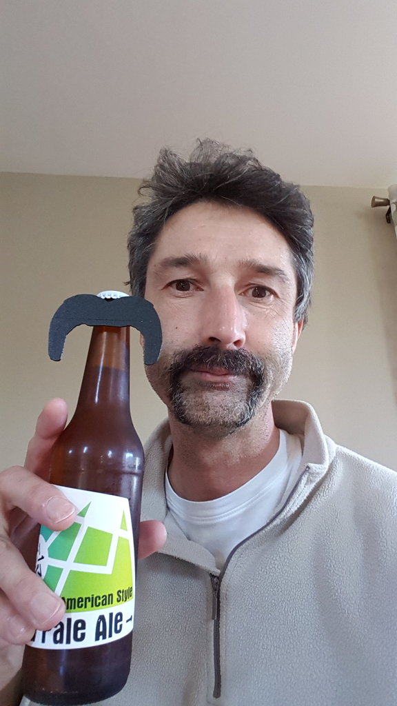 Beer Bottle Mexican Mustache