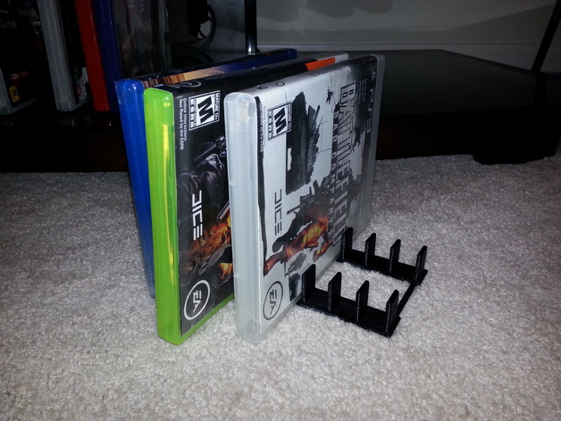 A Minimalistic DVD Rack for Games and Movies