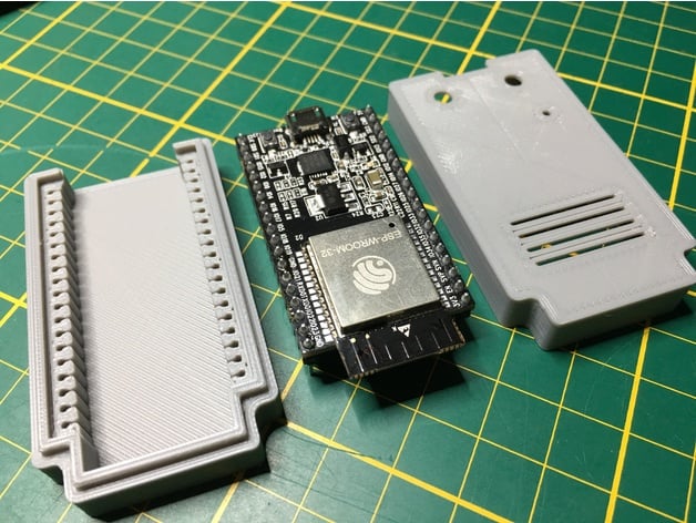 ESP32 Case by rowboatsect, Download free STL model