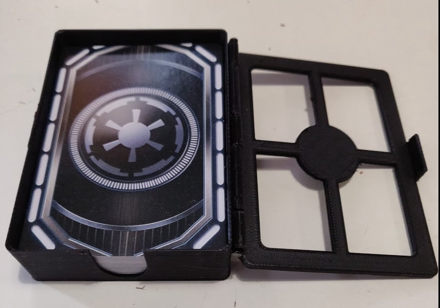 X-Wing miniatures game pilot card box
